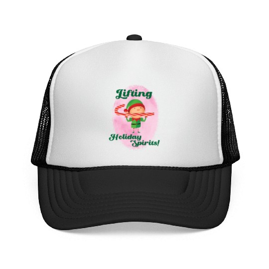 Muscle Elf -Christmas Spirit Workout Trucker Caps