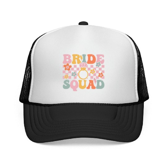 Groovy Bridal Party Bachelorette Party Trucker Caps