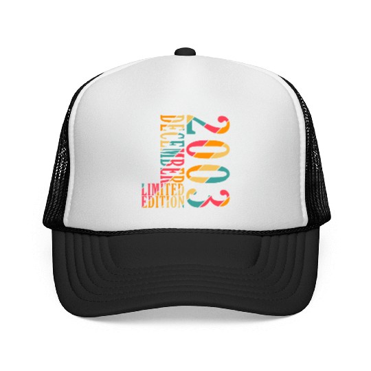 December 2003 Anniversary December 2003 December Trucker Caps