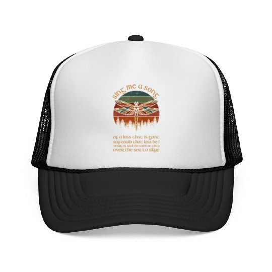 Outlander Theme Sing Me A Song Trees Dragonfly Trucker Caps