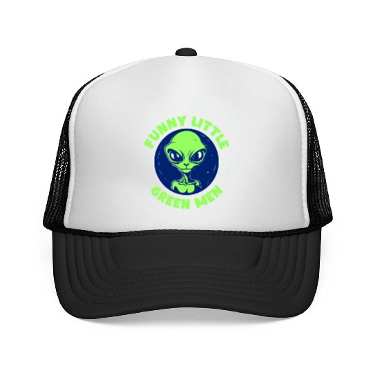 Alien, Aliens, UFO, UAP, Space Unknown Flight Trucker Caps