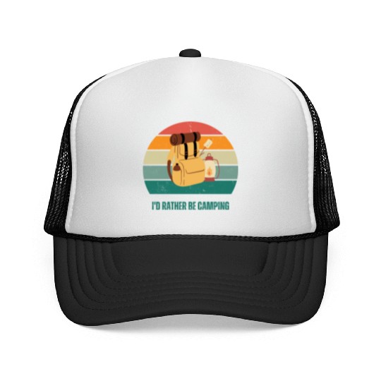 Camping Lover Camping Life Trucker Caps