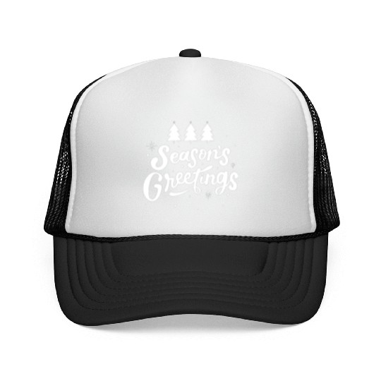 Seasons Greetings Trucker Caps
