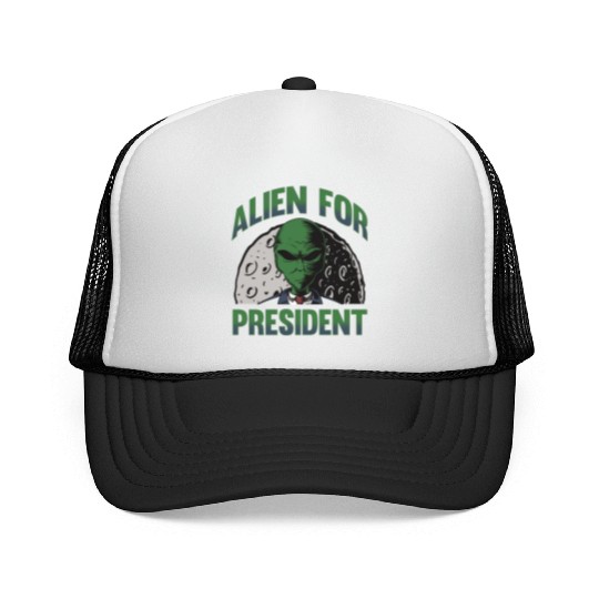 Alien, Aliens, UFO, UAP, Space Unknown Flight Trucker Caps