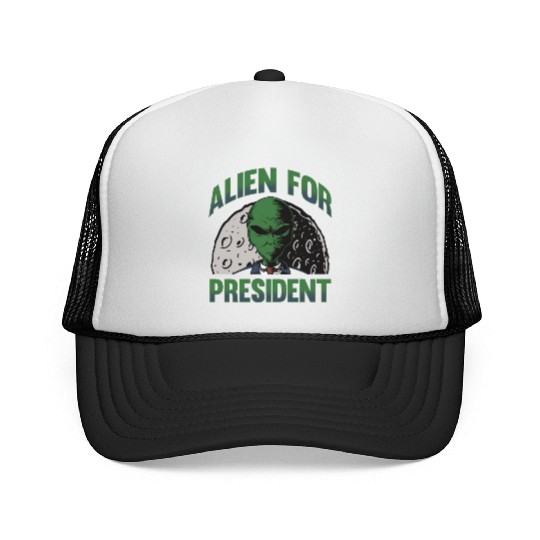 Alien, Aliens, UFO, UAP, Space Unknown Flight Trucker Caps