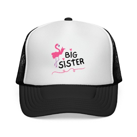 Big Sister Little Brother Matching Outfits Toddler Trucker Caps