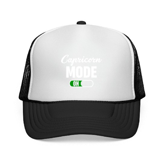 Capricorn Mode On Funny Horoscopes Astrophysics Trucker Caps