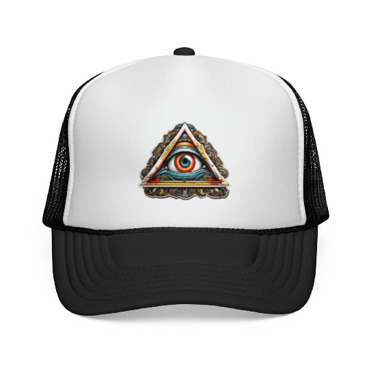 secret society illuminati Trucker Caps