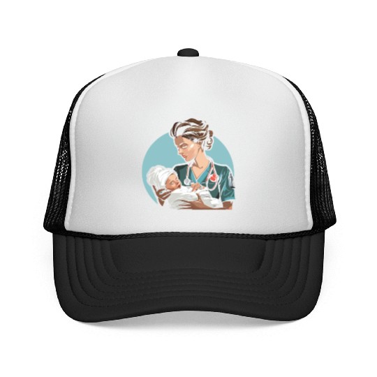Registered Nurse Medical Medicine Neonatal Nurse Trucker Caps