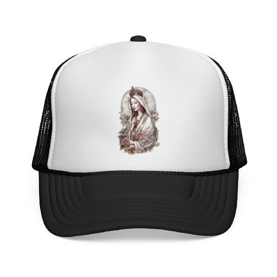 Blessed Virgin Mary Trucker Caps