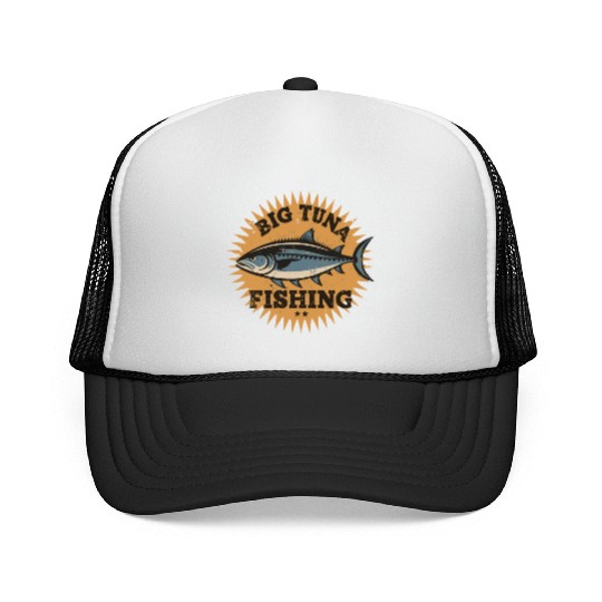 Big Tuna Fishing Vintage Design Trucker Caps