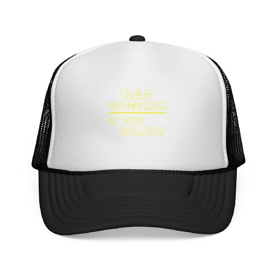 Best Coder Mom In The Galaxy Mother's Day Gift Trucker Caps