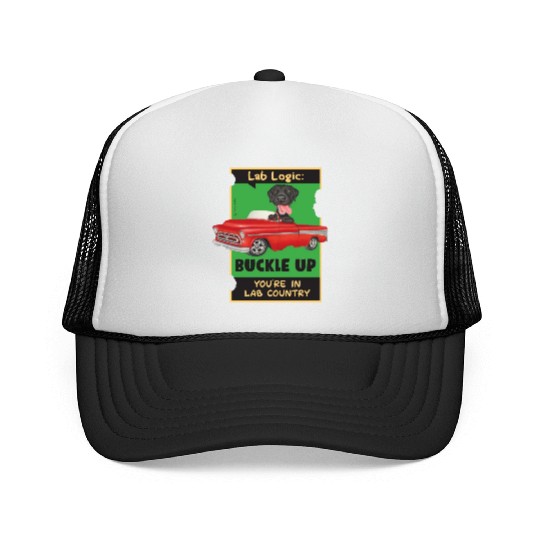 Black Lab Logic Trucker Caps