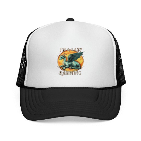 Chill Vibes Only: Lazy RainWing's Wings of Fire Trucker Caps