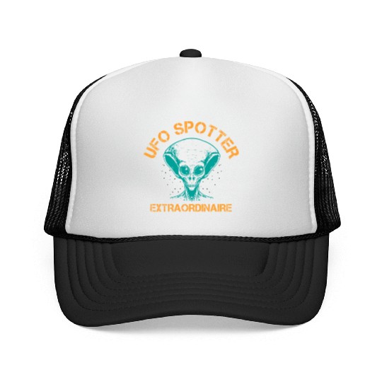 Alien, Aliens, UFO, UAP, Space Unknown Flight Trucker Caps