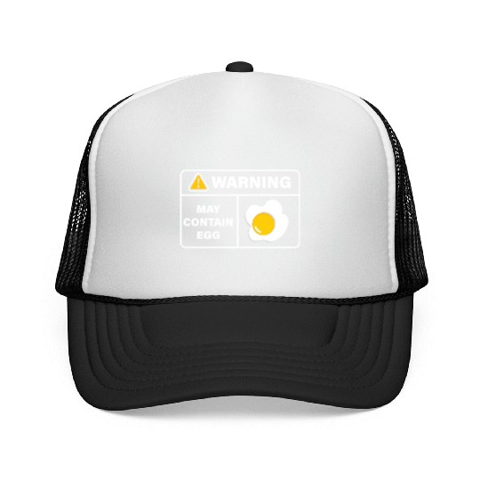 Fried Egg Lover Funny Foodie Trucker Caps