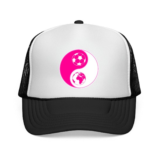 soulofsoccer joyful balance Trucker Caps