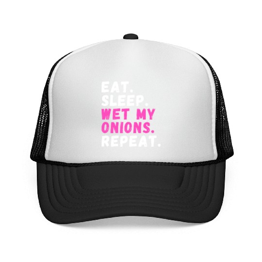 Onion Lover Planting Edible Garden Chef Trucker Caps