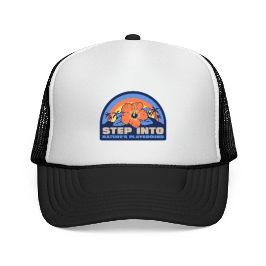 Step into Nature's playground Trucker Caps