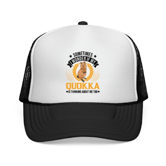 Quokka Gift Short-tailed Kangaroo Trucker Caps