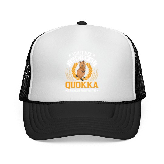 Quokka Gift Short-tailed Kangaroo Trucker Caps