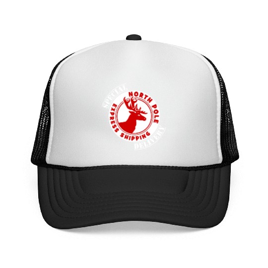 NORTH POLE SPECIAL DELIVERY Trucker Caps