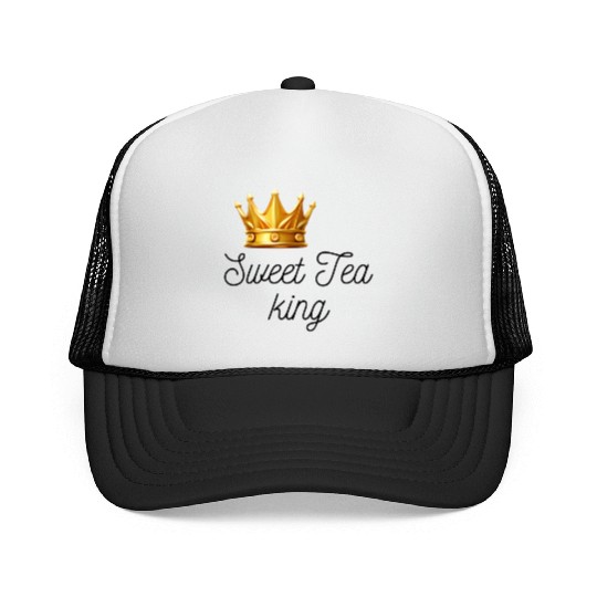 sweet tea king Trucker Caps