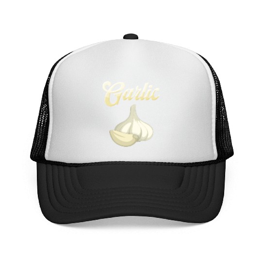Garlic lover, Garlic Head, Garlic gift Trucker Caps