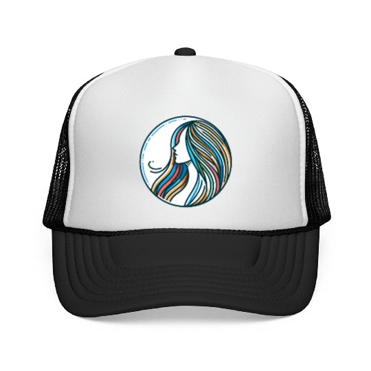 Woman, Spectrum of Serenity Trucker Caps