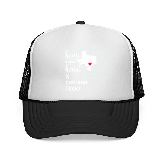 Cameron County Texas Is Where My Heart Is Gift Trucker Caps
