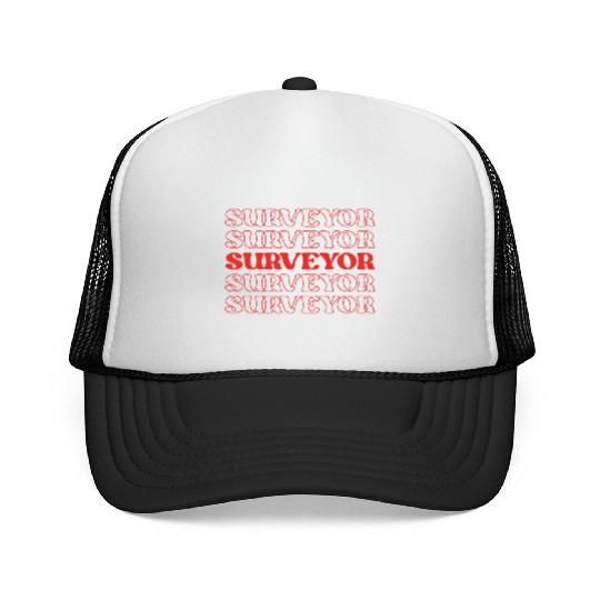 Surveyor Mapper Land Surveyor Geospatial Expert Trucker Caps