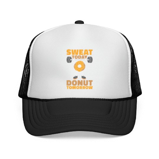 Fitness Donut Donut Gym Trucker Caps