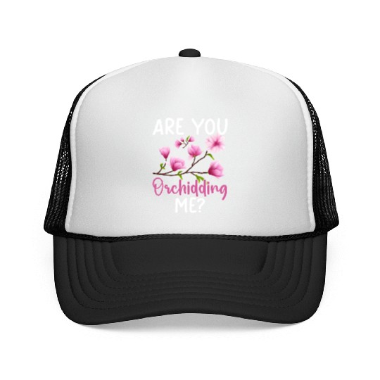 Funny Houseplant Orchid Gardening Trucker Caps
