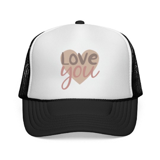 love you Trucker Caps
