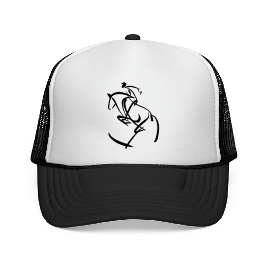 A Barrel Racing Trucker Caps