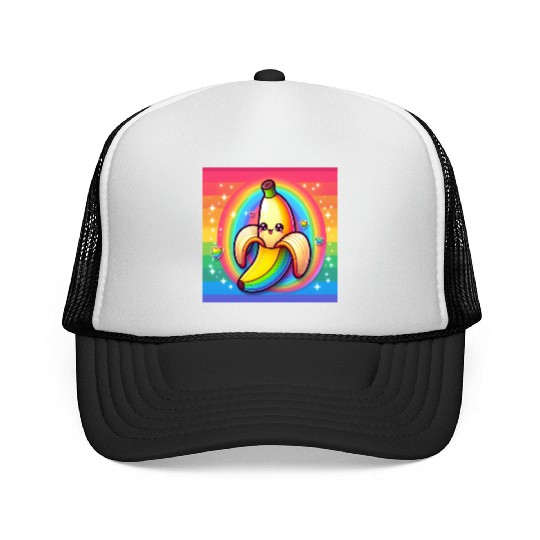 Banana RainbowT-Trucker Caps