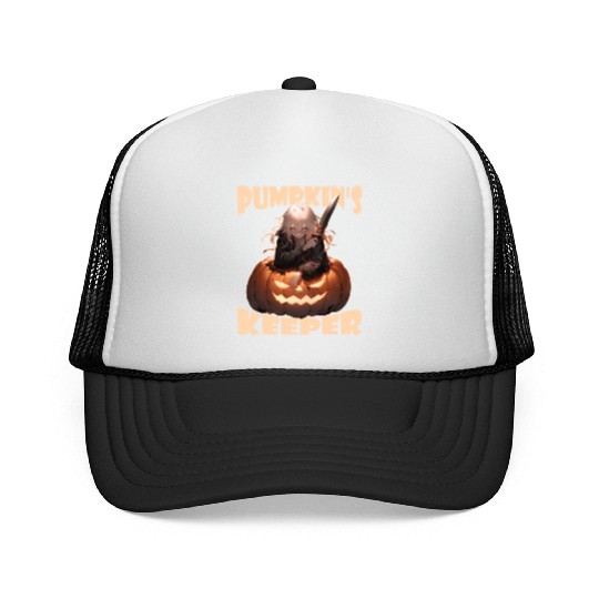 Pumpkin's Keeper Evil Killer Anime Jack O Lantern Trucker Caps