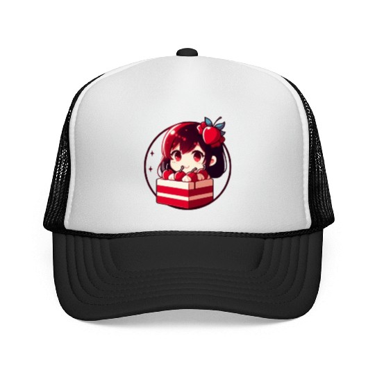 Red Velvet Cake Trucker Caps