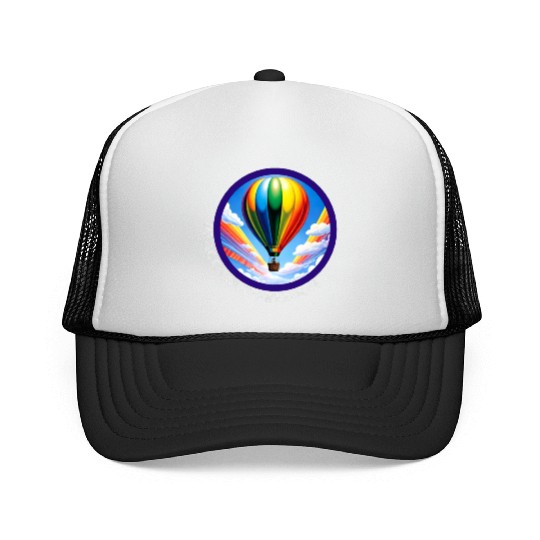 Peace Love Freedom Ballon Trucker Caps