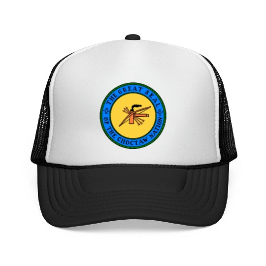 The Great Seal of Choctaw Nation of Oklahoma Trucker Caps
