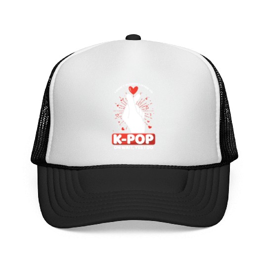 I Always Listen To K-pop Korean Music K-Pop Trucker Caps