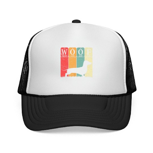 Dachshund Dog Periodic Table Elements Dog Lover Trucker Caps