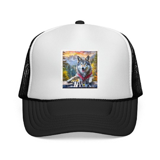 DJ Wolf Wilderness Mix Trucker Caps