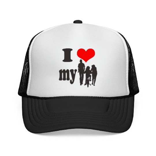 Family love Trucker Caps