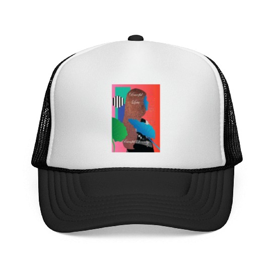 Peaceful Love, Peaceful Serenity Trucker Caps