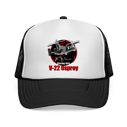 V22 Osprey Us Air Force Hybrid Aircraft Trucker Caps