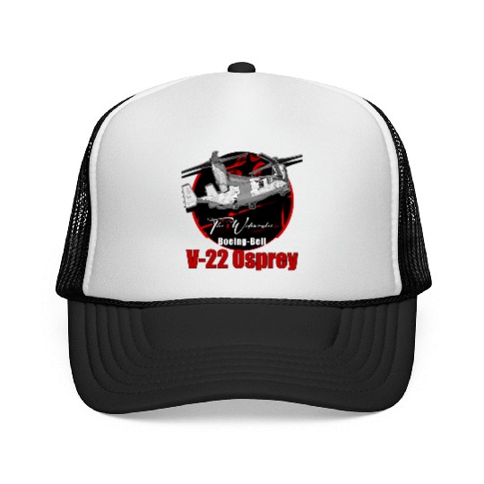 V22 Osprey Us Air Force Hybrid Aircraft Trucker Caps