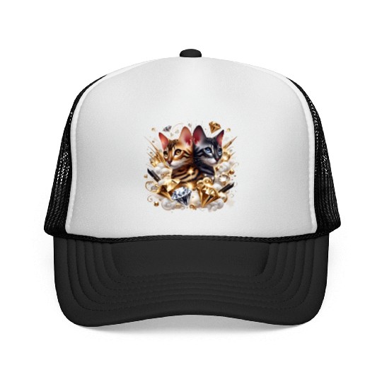 Fabulous Bengal Kittens Trucker Caps