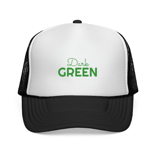 dark green color Trucker Caps