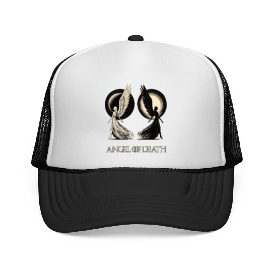 Angel of Death - Sun And Moon Mystical Artwork Trucker Caps